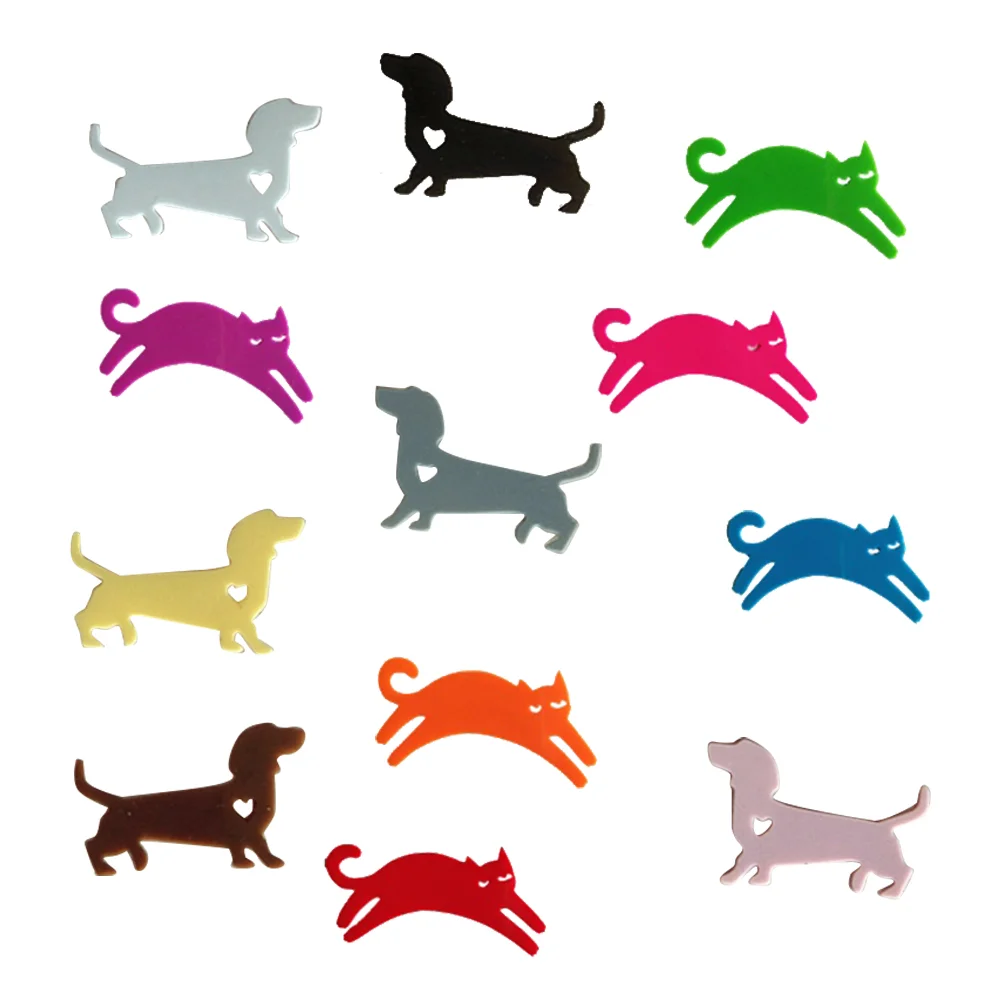 

12 шт., маркеры из силикона и таксы