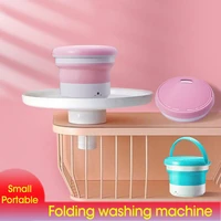 mini portable washing machine 7l mini foldable washing machine bucket washer for clothes laundry for camping rv travel