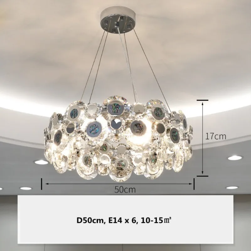 

LED pendant lamp Modern Creative Luxury personality Crystal Art Deco Indoor Decor hang Light lamps aesthetic hanglamp woonkamer
