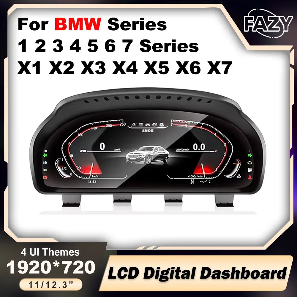 Фото Приборная панель для BMW E83 F25 F26 E70 E71 F15 E81 F20 E90 E60 F30 F32 F10 F06 E65 E84 F48 Спидометр Цифровой набор инструментов №1