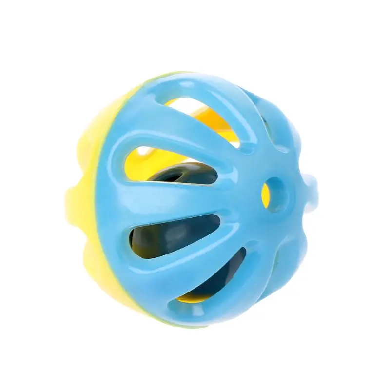 Пустотелый мяч с колокольчиками игрушки для дрессировки собак и котят