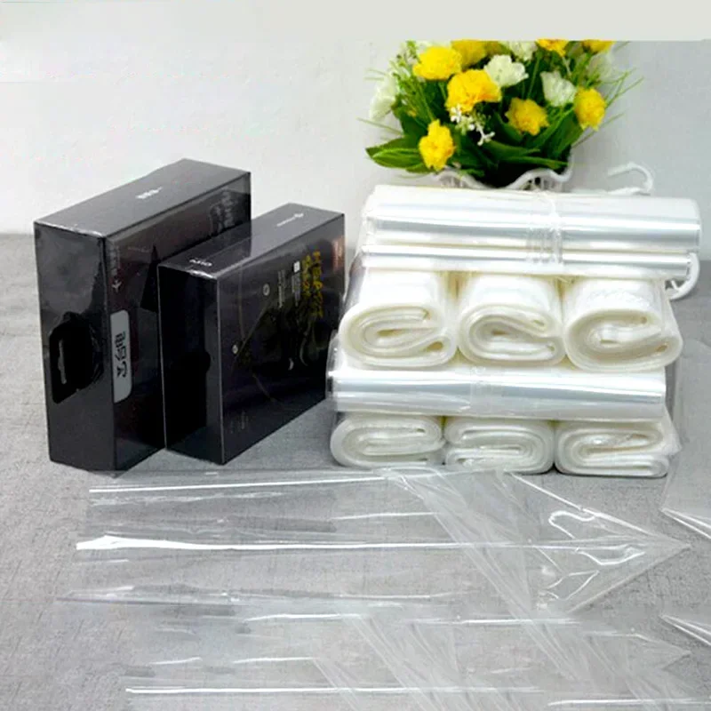 Прозрачные пакеты POF термоусадочная пленка сумка для обуви подарочная