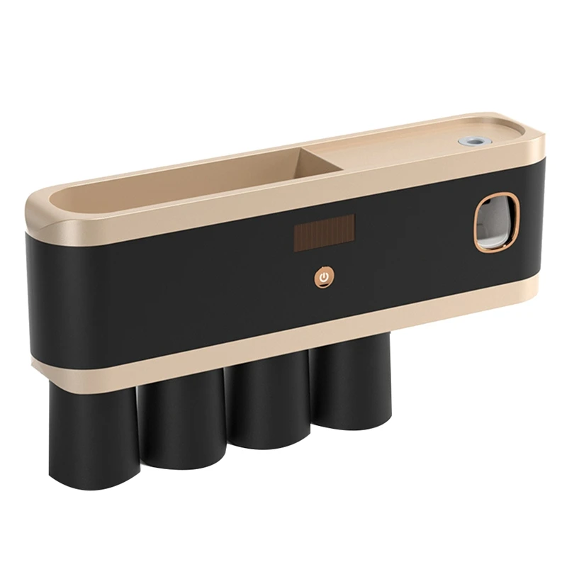 

Настенный держатель для зубных щеток, Диспенсер, хранилище для ванной комнаты без отверстий для дома, водонепроницаемые аксессуары для ван...