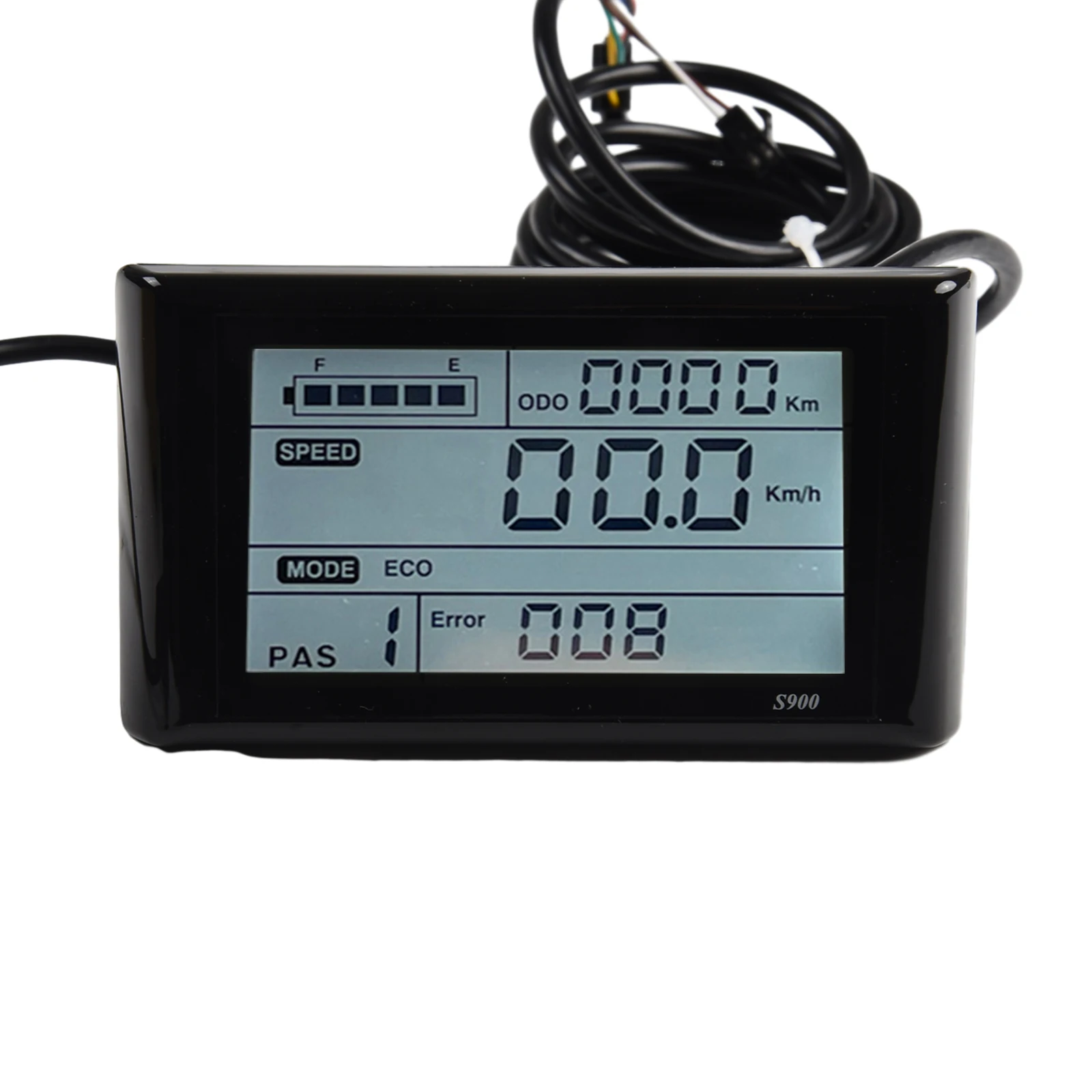 S900 ЖК-панель дисплея ABS черный UART 110*62 мм 1 шт. 24V36V48V60V72V длина кабеля 180 см