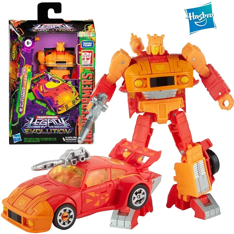 Hasbro Transformers Legacy Autobot Jazz G2 Universe 12 см Deluxe Class оригинальная фигурка модель игрушка