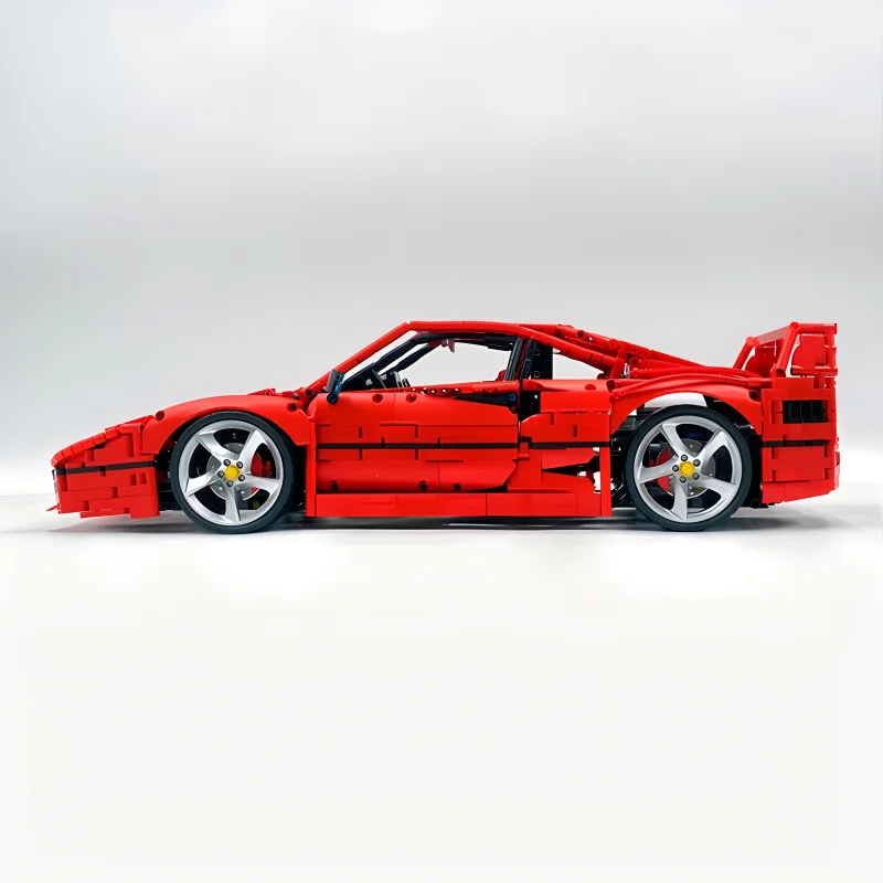 MOC-X-001 технический Супер спортивный автомобиль Hypercar совместимый с 42143 модель