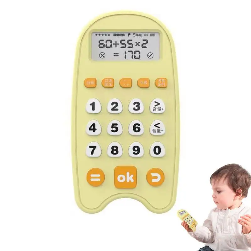 

Calculator Machine Kids Kids Calculator Toy Electronic Math Learning Machine For Children Multifunctional Learning Toy Classroom