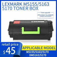 toner cartridge for lexmark 24b6015 lexmark m515551635170 xm51635170