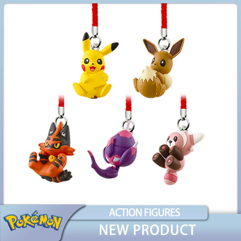 

Genuine Pokémon Gashapon Anime Figures Stufful Pokémon Poipole Cute Key Chain Action Figure Model Kids Toy Christmas Gifts