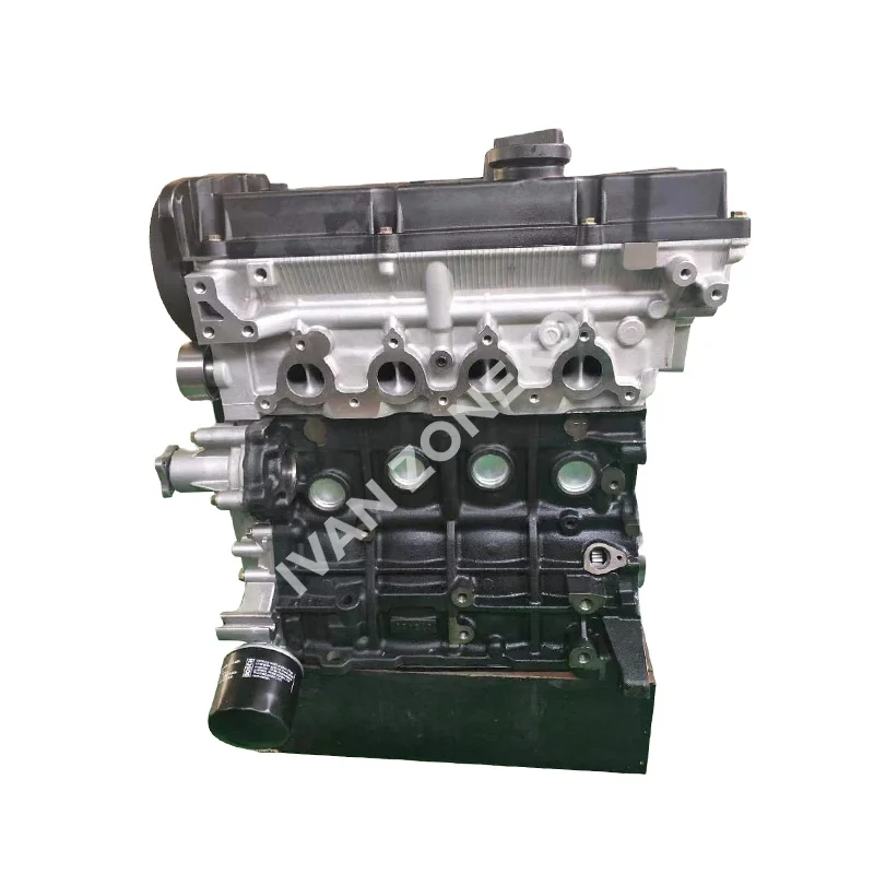 Двигатель G4ED Long Block 1.4L Голый двигатель для Hyundai Getz Accent Engine в сборе Kia Rio