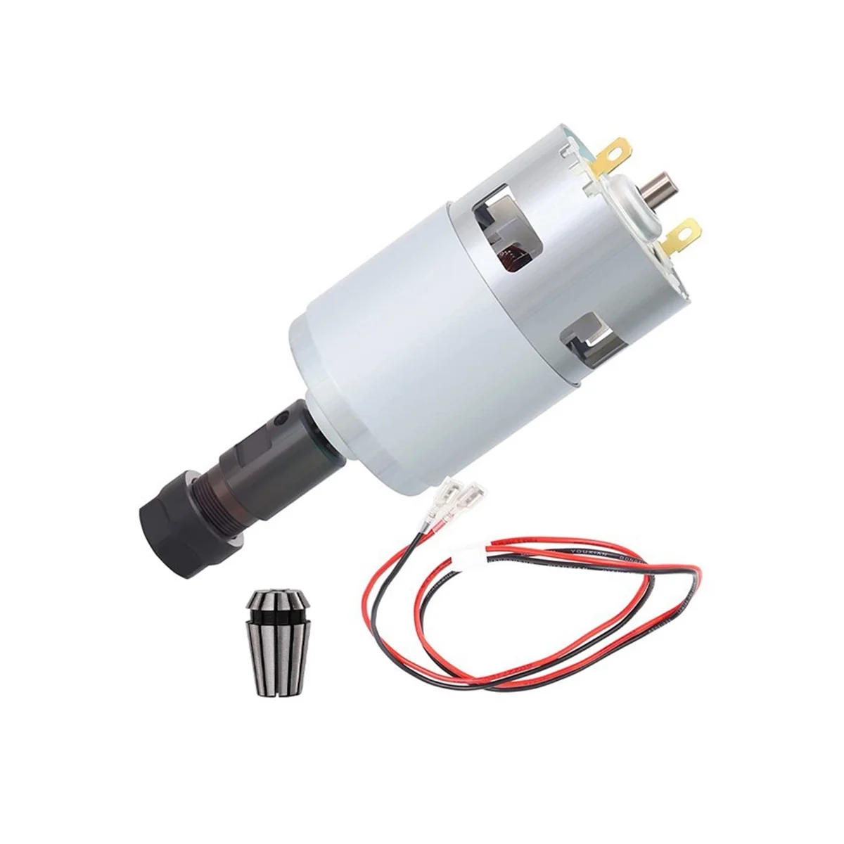 

Мотор шпинделя 775, постоянный ток 12-24 В, 20000 ОБ/мин, шаровой электродвигатель, мощный шпиндель для гравера 3018