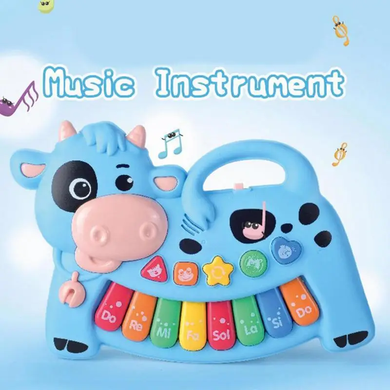 

Baby Musical Toys Animal Sounds Children's Piano Vocal Keyboard Piano Electric Baby Playing Musical Instruments Montessori Toys