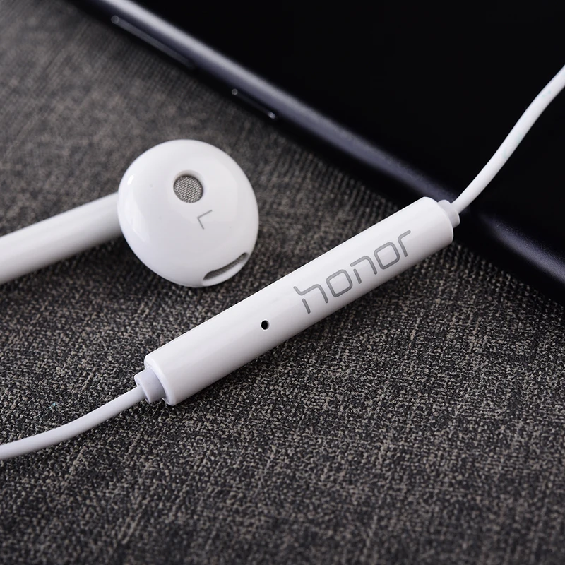 Проводные наушники-вкладыши HONOR AM115 в динамическом стиле с микрофоном