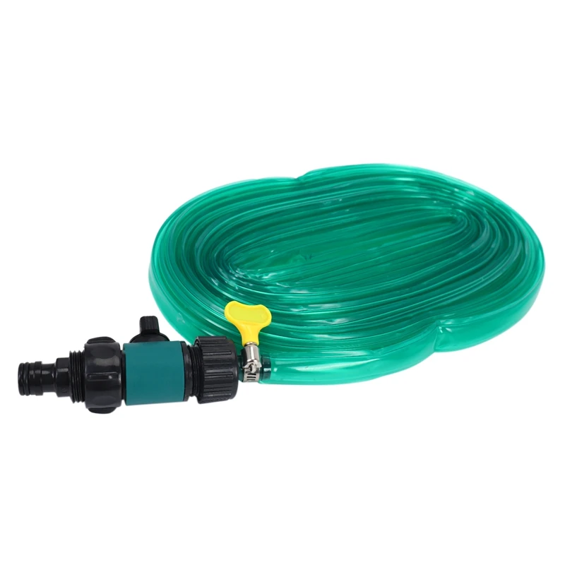 

12 Meters Lawn Hose Garden Irrigation Tools PVC Hose Lawn Sprinkler Pipe with 3/4 Connector Gardening Watering Accessory