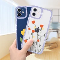 phone case for oneplus 9rt 9r 9 pro 9 cartoon flower protective cover funda for oneplus 8 pro 8 soft silicone case for oneplus 9