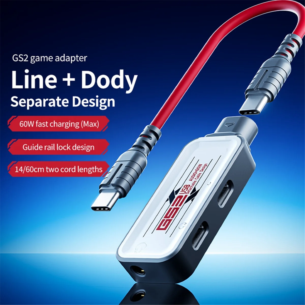 PLEXTONE GS2 3-в-1 адаптер для мобильного телефона и планшета 60 Вт быстрая зарядка