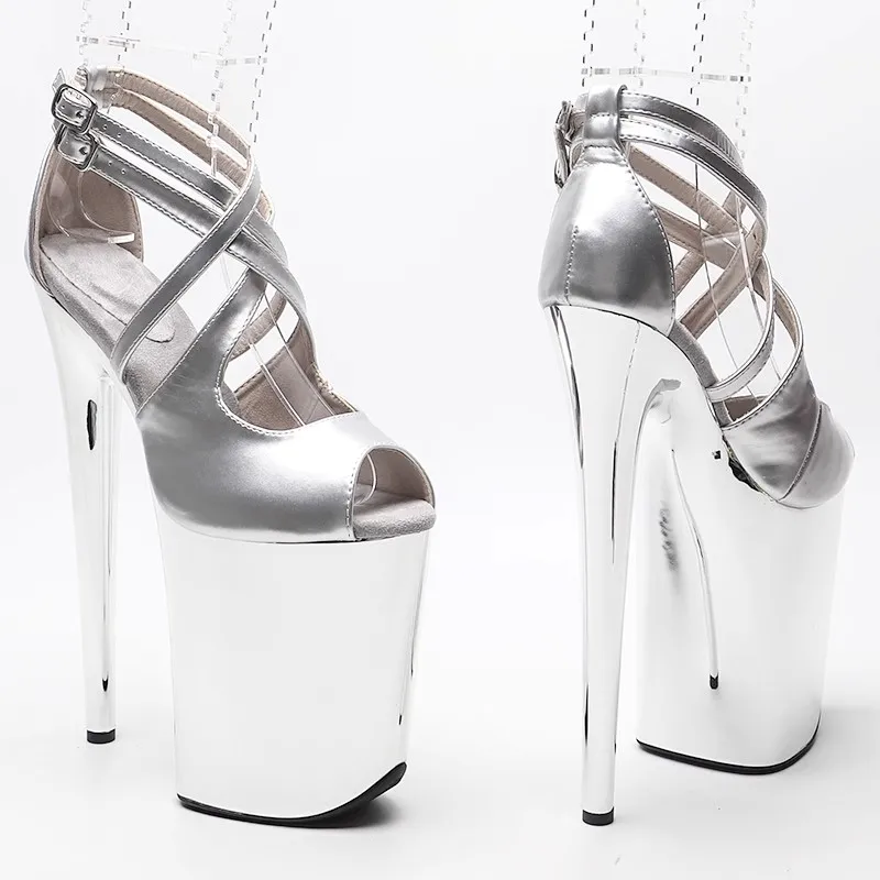 Женские новые сандалии из искусственной кожи 20 см/8 дюймов пикантные