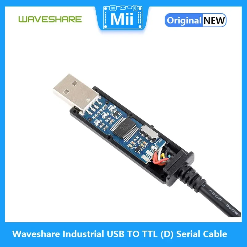 Последовательный кабель Waveshare с USB на TTL (D) оригинальный чип FT232RNL подходит для