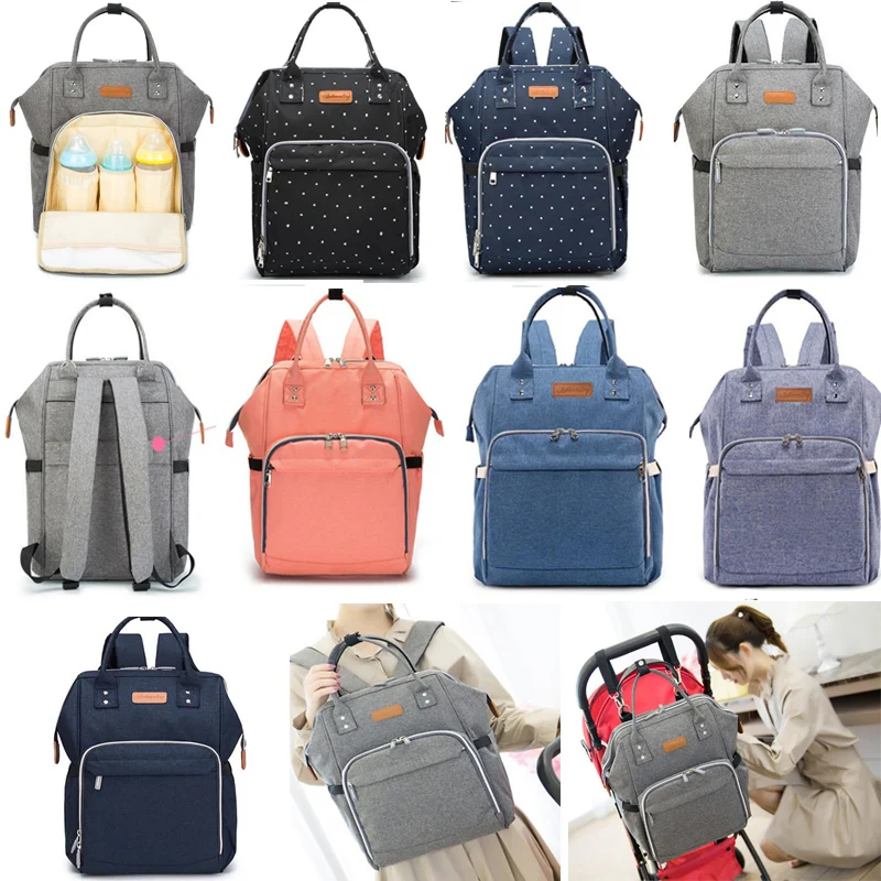 

Сумка для ухода за ребенком, портативный дорожный ранец для мам, подгузников большой вместимости, Детская сумка для детской коляски, уход за...