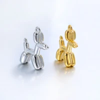dooyio 3pcslot popular cute polished pretty dog stainless steel jewelry diy charms pendant necklace earring bracelet making