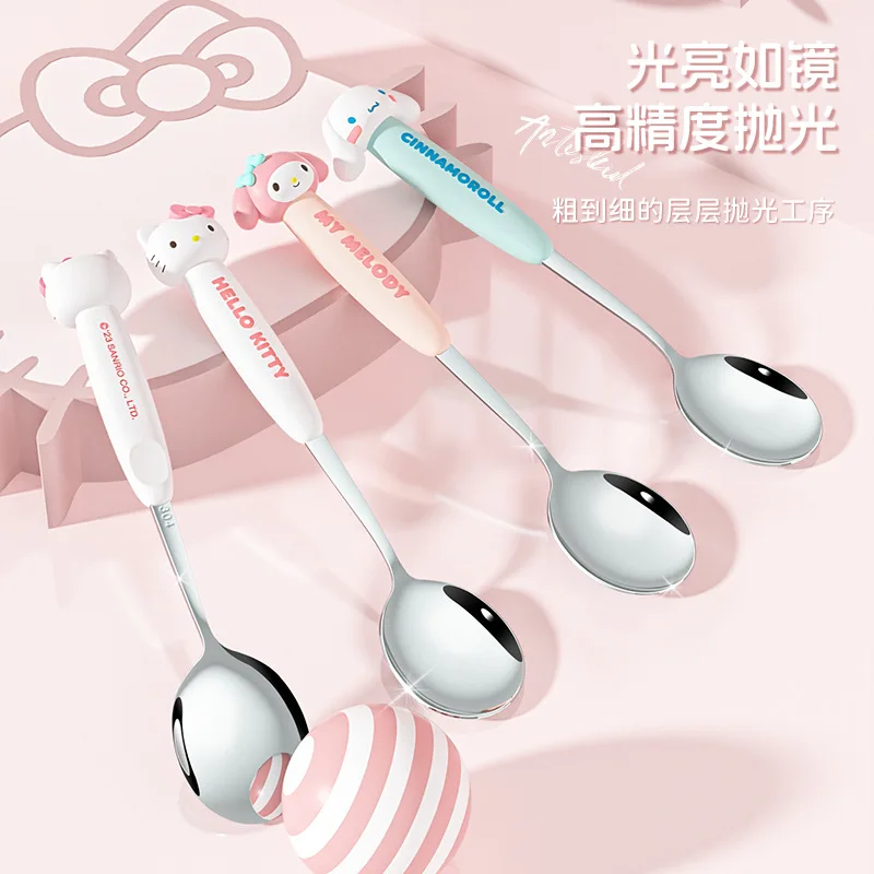 Портативный столовый прибор HelloKitty Sanrio нефритовый гуйгоу Мелодия мультяшная