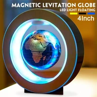 round led globe light world map magnetic levitation floating globe lamp night light novelty table lamp home decor auuseuuk