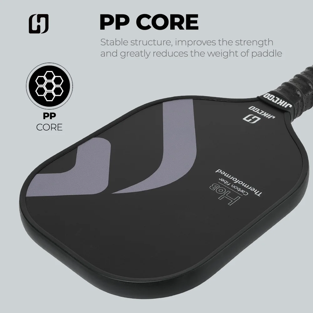 JIKEGO 16 мм термоформованная ручка для пиклбола из углеродного волокна 4 9 дюйма