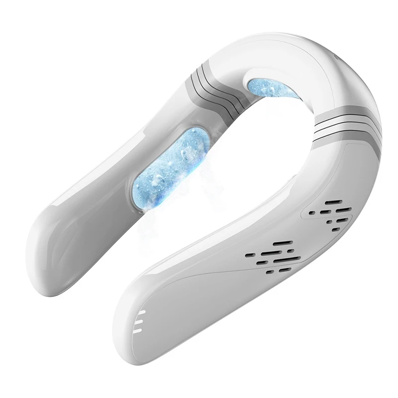 

Hanging Neck Fan 360 Degree Air Conditioner Portable Summer Air Cooler For Outdoor Sports Travel Wearable Neckband Fans