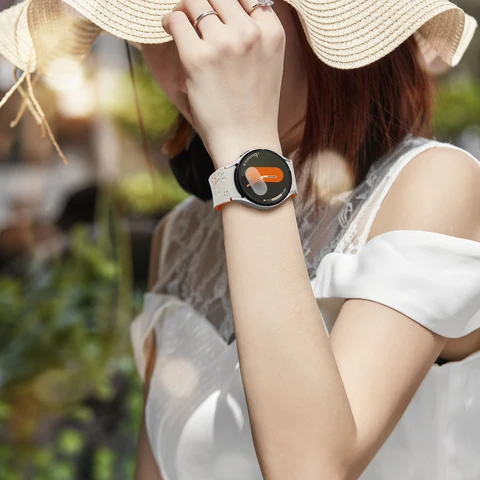 Силиконовый ремешок CRESTED для Samsung Galaxy Watch 7 FE/6 4 Classic/5 Pro 45