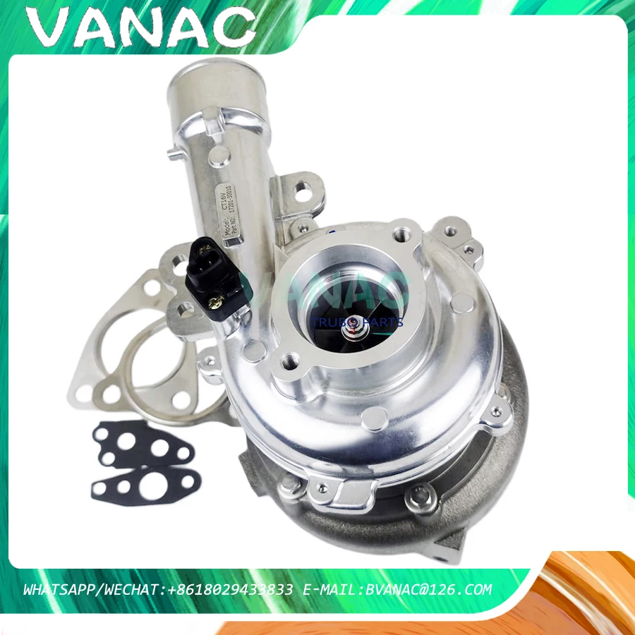 Турбокомпрессор CT16V для Toyota Landcruiser Prado 120 diesel hilux surf 1720130010 17201-30010 17201-30011 1720130011