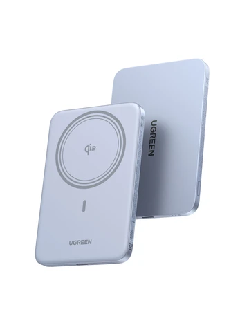 UGREEN Ультратонкий магнитный Power Bank 20W Qi2 15W 5000 мАч для быстрой беспроводной зарядки Magsafe для iPhone 17 Pro