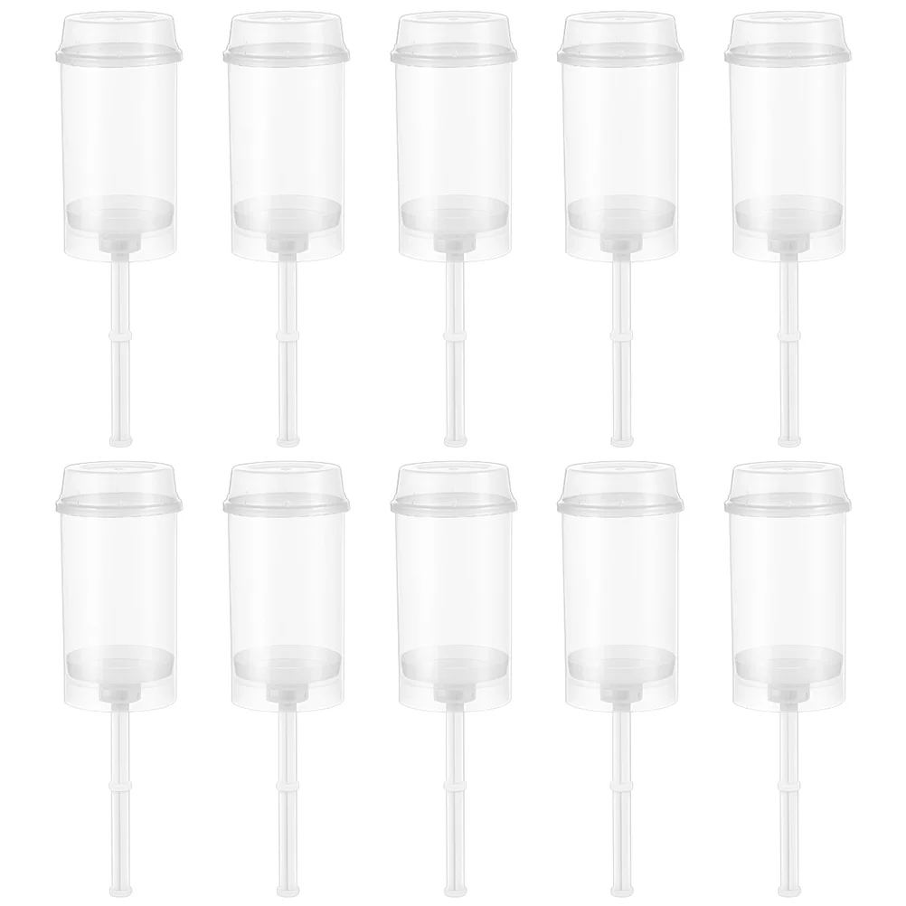 

20 PCS/Set Jelly Push Cupcake Pops Paper Cups Lids Shooter Clear Plastic Containers Handheld