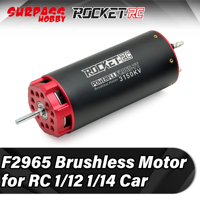 

Бесщеточный двигатель Surpass Hobby Rocket F2965 с охлаждающими вентиляторами для радиоуправляемого автомобиля, грузовика, внедорожника, лодки с дист...