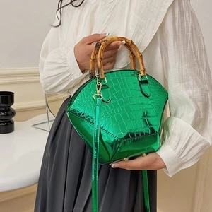 Luxury Brand Women Shoulder Bag Tote 2023 New Crocodile Pattern Leather Handbag Satchel Fashion Ladies Mini Crossbody Bags Purse