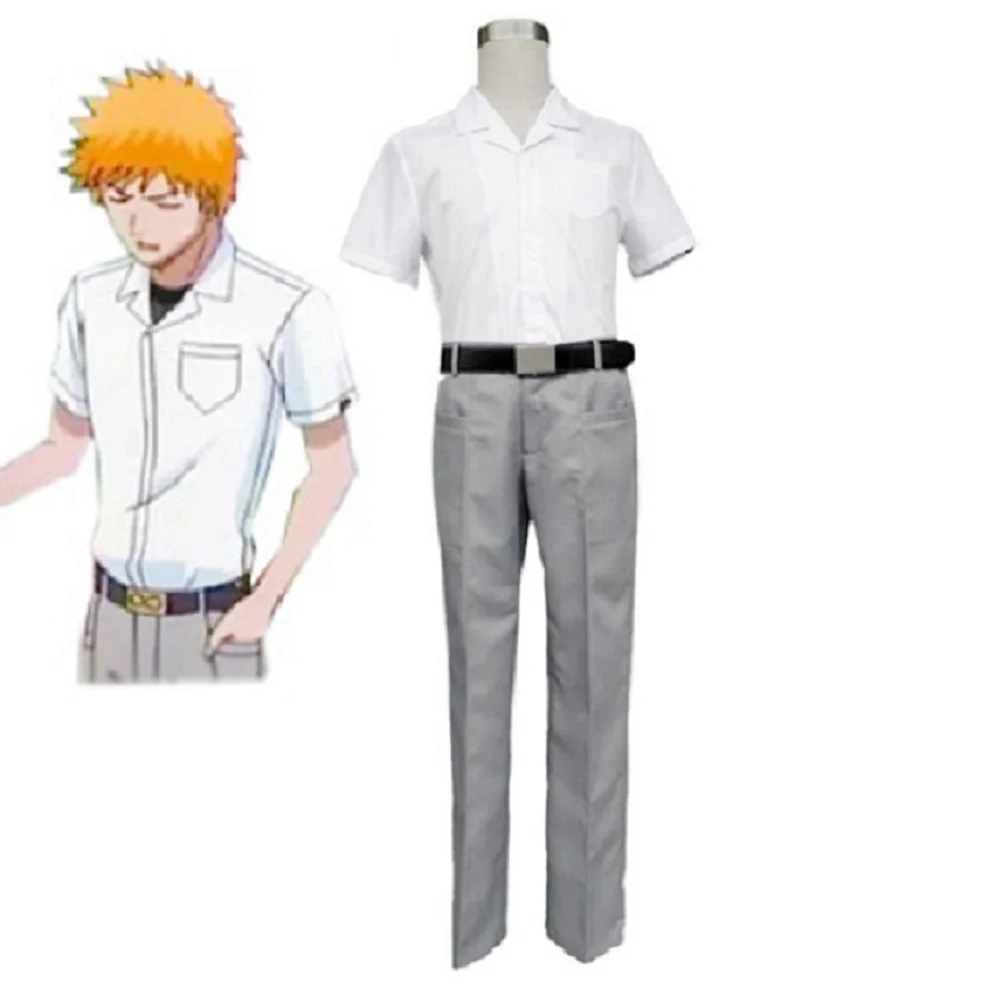 

BLEACH Kurosaki Ichigo Cosplay Costumes Outfit Halloween Christmas Uniform Suits Cosplay Anime for Girls