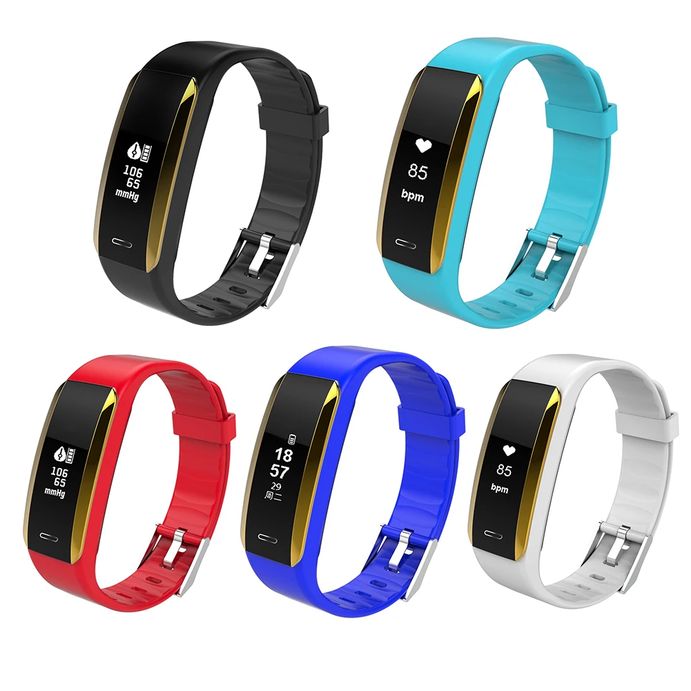 

V07 Waterproof Bluetooth-compatible Blood Pressure Heart Rate Monitor Smart Bracelet-201590
