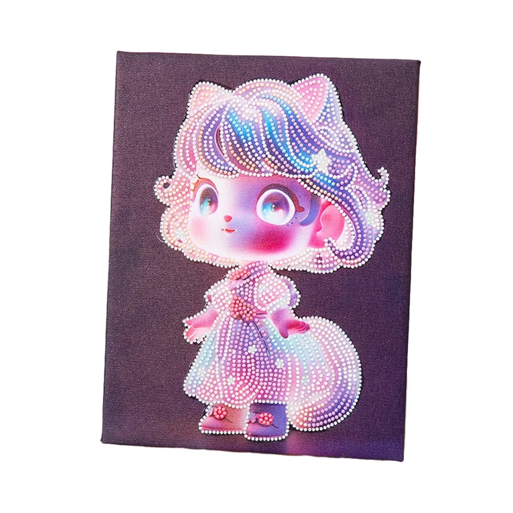 

Творческая и Веселая Детская Алмазная картина, Набор для вышивки «сделай сам», Прозрачный светящийся ночью, идеально подходит для любителей искусства