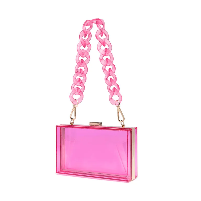 Banquet Bag For Women 2023 Popular PVC Shoulder Bag Acrylic Transparent High Grade Small Square Bag Handbag Evening Dinner Bag
