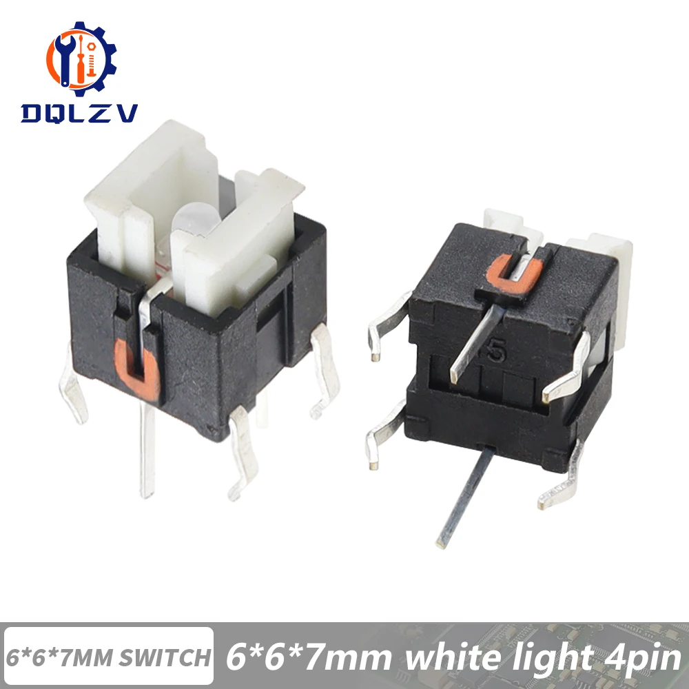 

Микропереключатели DQLZV 6*6 мм зеленый/желтый/красный/белый/синий