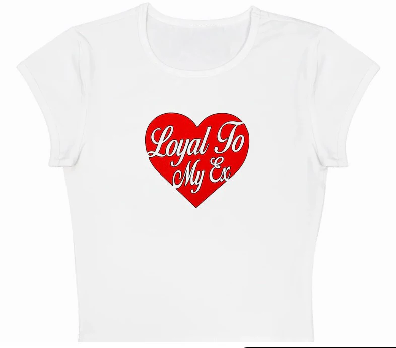 

Y2k Summer Women 2023 Hotsweet Fairy Goth Tops Short Tee rock Aesthetic hip hop emo Soft Print Trash Casual versatile T-shirt