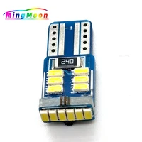 100pcs t10 18 smd 4014 chips led w5w 194 car styling side wedge map door reading tail light lamp bulb white dc 12v