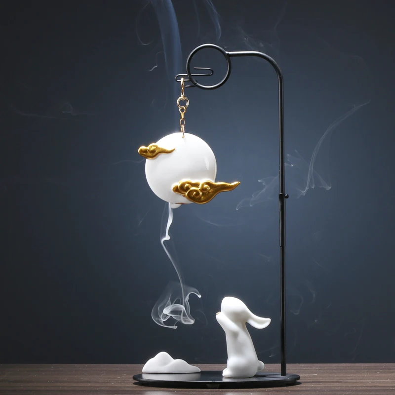 

Backflow Incense Burners Free Shipping Chinese Church Incense Burners Ramadan Organizer Fashion Encensoir Ramadan Decoration