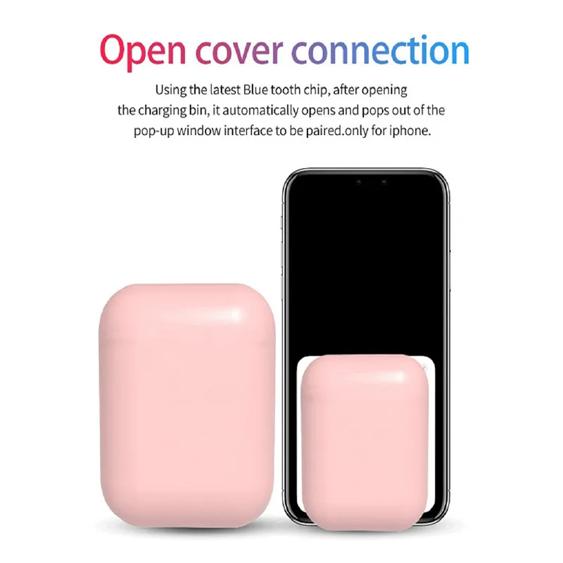 i12TWS Headphones Bluetooth Earphone I12 Stereo 5.0 Wireless Headset with Charging Box for IPhone Android Xiaomi lg Smartphones |