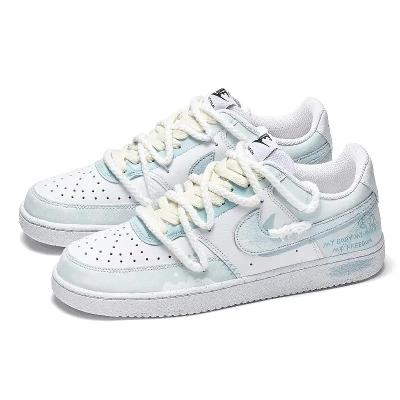 【Настроить】Nike Court Vision 1 обувь для скейтбординга мужские кроссовки DH2987-101