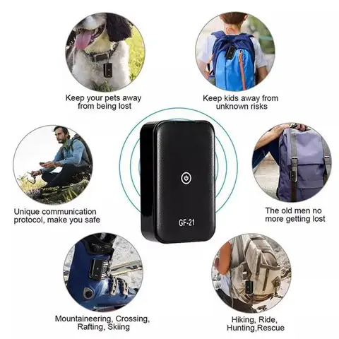 Автомобильный GPS-трекер GF-21 GF-22, мини-устройство для отслеживания в режиме реального времени, с защитой от потери и длительным временем работы в режиме ожидания