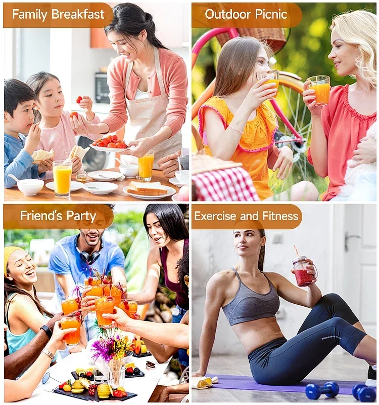 Электрическая коммерческая медленная соковыжималка для фруктов и овощей с