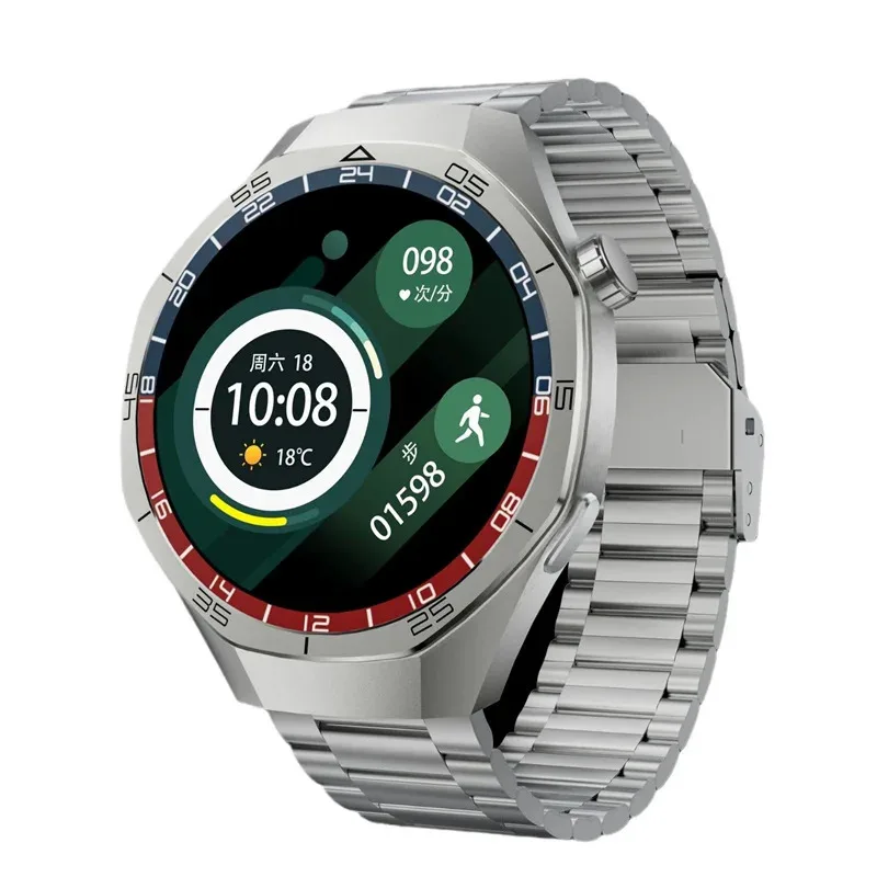 Фото SK40 Смарт-часы с Bluetooth-вызовом 2026, спортивный фитнес-трекер, монитор здоровья, мужские умные часы, 1,53 дюйма, ультра четкий большой экран №4