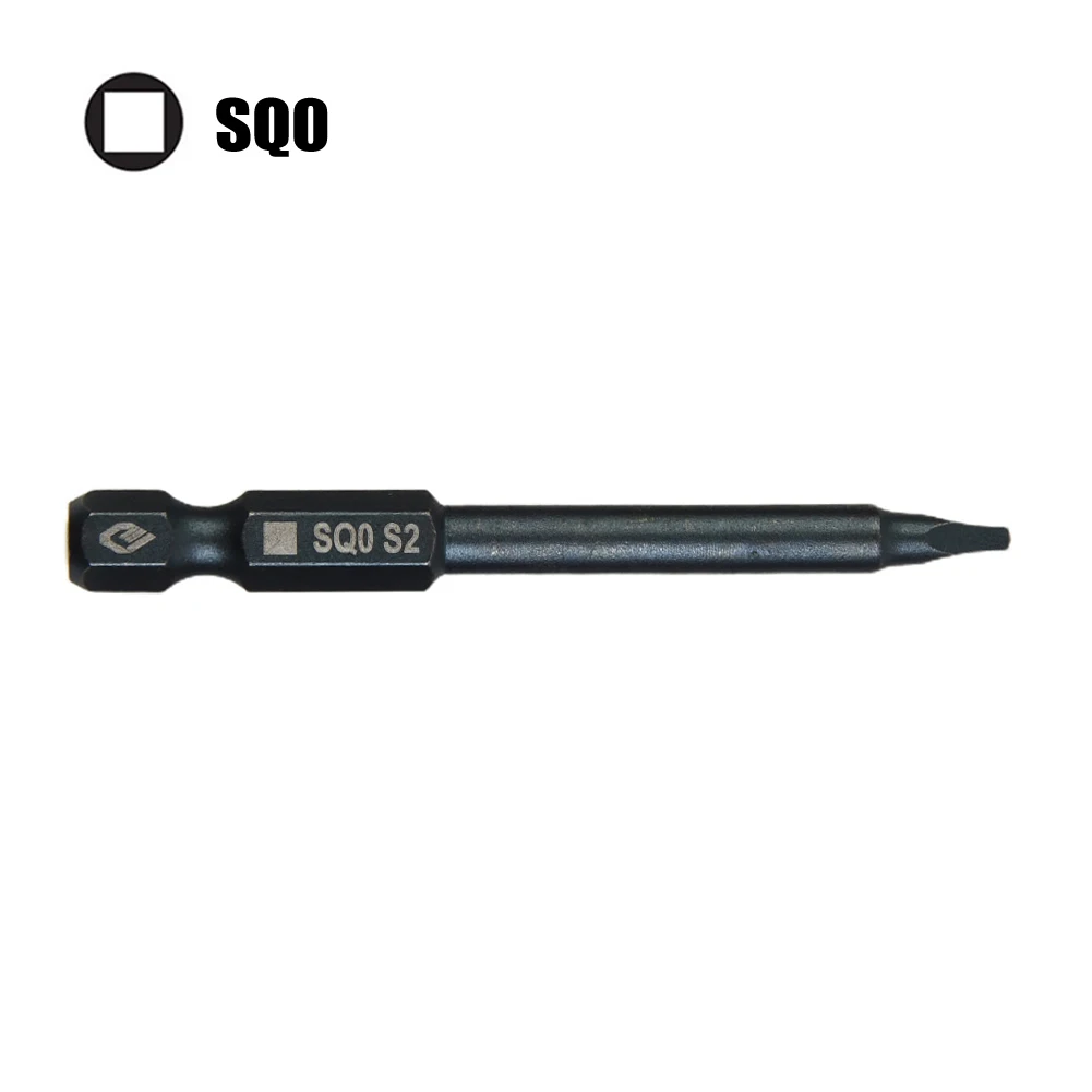 

1pc 65mm Square Head Screwdriver Bit 1/4Inch Shank Magnetic Steel Screw Driver Bit Electric Screwdriver Hand Tool Q0 SQ1 SQ2 SQ3