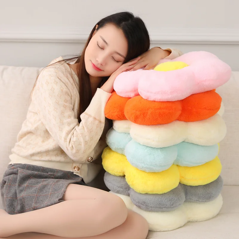 Подушка кукольная мягкая в виде подсолнуха 45-80 см 1 шт. |