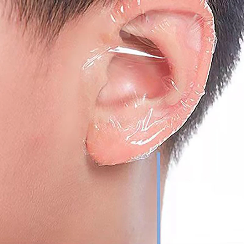 

20Pcs 4.5X7cm Shampoo Ear Protection Stickers Bathing Swimming Earmuffs Water Children Shampoo Ear Water Prevention Baby Care